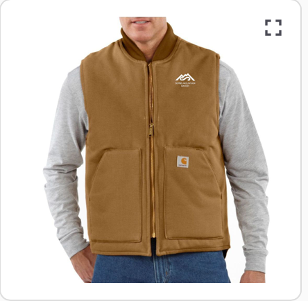 Carhartt Carhartt Brown Duck Vest Men s Sopris Mountain Ranch