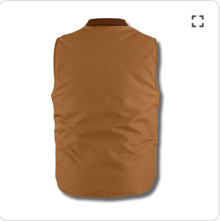 Carhartt Carhartt Brown Duck Vest - Men's