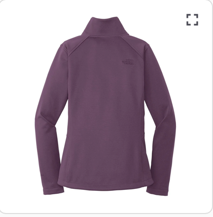 The North Face Black, Dark Grey Heather or Blackberry Wine Ridgeline Soft Shell Jacket - Women's