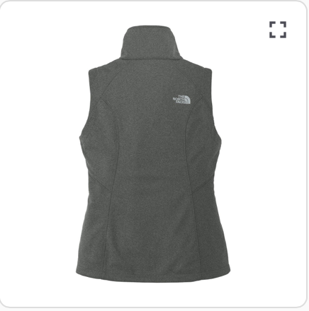 The North Face Dark Grey Heather Ridgeline Soft Shell Vest - Women's
