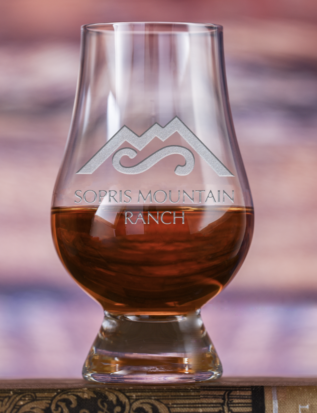 Engraved Glencairn Whiskey Glass