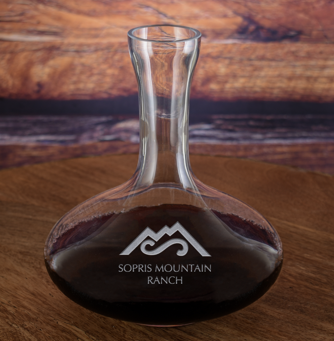 Engraved Wine Decanter